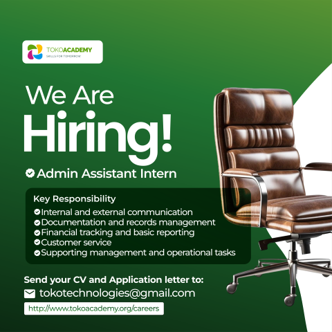 Admin Assistant Intern at Toko Academy